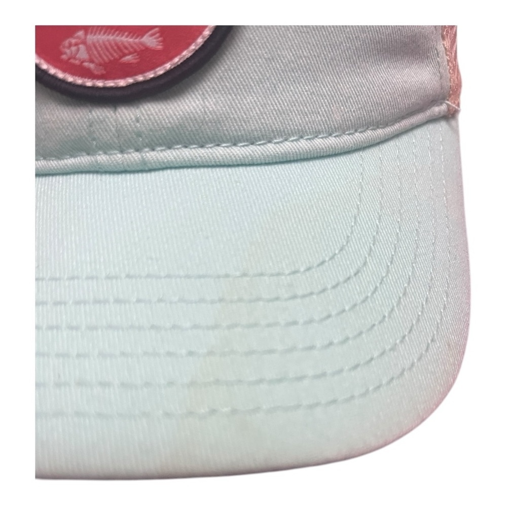 Salt Life Sea Foam Green Blue and Cream Trucker Snapback hat - Picture 8 of 8